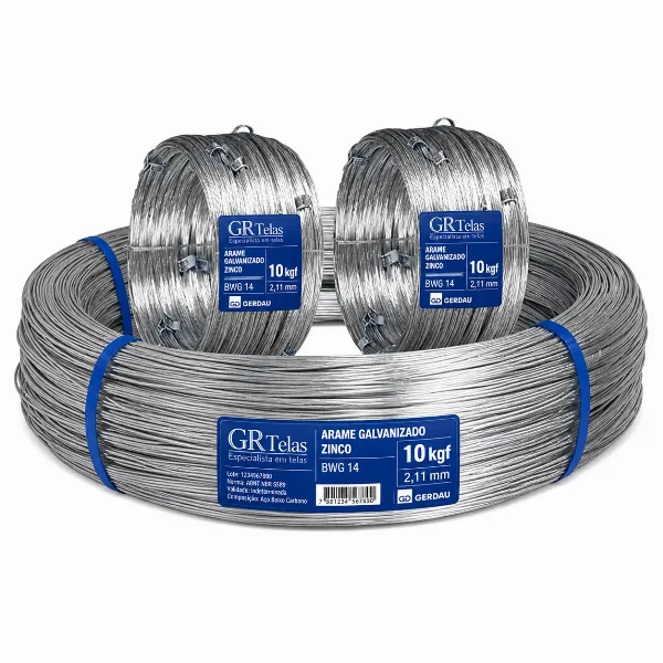ARAME LISO GALVANIZADO 12 — GR Telas, fábrica em Curitiba